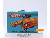 24 Car Collector's Case W/ Two Trays Hot Wheels 1968 Mattel Vintage