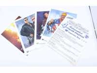 WWF Super Stars Promo 4 Color Photos 1991 Hulk Hogan Nasty Boys Bulldog Dragon