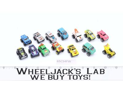 Lot of 14 Monster Trucks 1988-89 Vintage Galoob Micro Machines