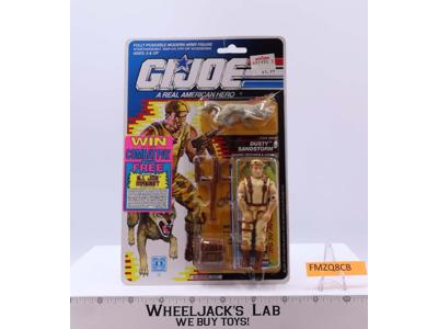 Dusty & Sandstorm GI Joe 1990 Hasbro Vintage Action Figure NEW MOSC SEALED