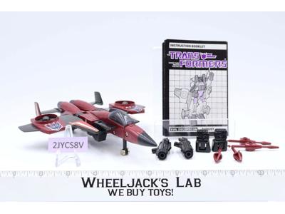 Thrust 100% Complete Vintage 1985 G1 Transformers Hasbro Action Figure