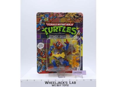 Wingnut & Screwloose Teenage Mutant Ninja Turtles TMNT 1990 Playmates NEW MOSC