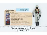 Cobra Stinger Driver V1 100% Complete G.I. Joe 1984 Hasbro Vintage Action Figure