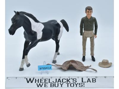 Little Joe W/Horse 1966 American Character Western Action Figure Vehicle