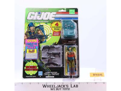 Dodger GI Joe Sonic Fighters 1990 Hasbro Action Figure NEW MOSC SEALED