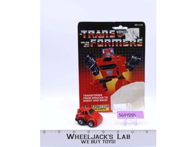 Cliffjumper RED W/CARDBACK 100% Complete Vintage 1984 G1 Transformers
