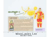 Blowtorch V1 RED CARD BACK 100% Complete G.I. Joe 1984 Hasbro Vintage Figure