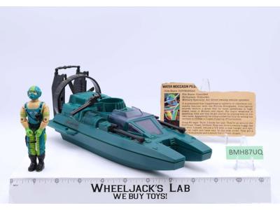 Cobra Water Moccasin W/Copperhead100% Complete G.I. Joe 1984 Hasbro Vehicle
