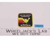 Activision Save the Chicken Foundation 80's Atari Embroidered Patch, Unused