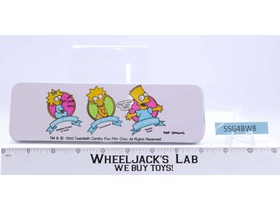 The Simpsons Pencil Storage Case 1990 Legends of Entertainment Inc.