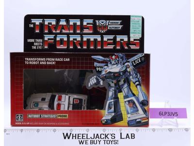 Prowl NICE FIGURE & BOX 100% Complete 1984 Vintage Hasbro G1 Transformers