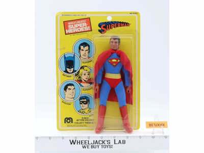 Superman WGSH DC Comics 1977 Mego Action Figure NEW MOSC SEALED