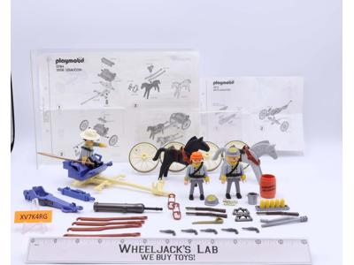 3784 Civil War Artillery Soldiers Confederate 1994 Playmobil Action Figure Set