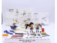 3784 Civil War Artillery Soldiers Confederate 1994 Playmobil Action Figure Set