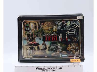 Star Wars ROTJ Red Trays Vinyl Collector's Case W/ Sticker on Back 1983 Kenner