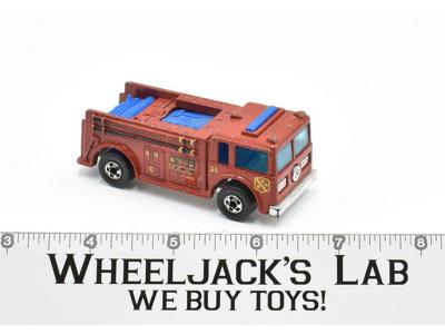 Fire Eater Fire Engine Truck Red 1977 Mattel Vintage Hot Wheels