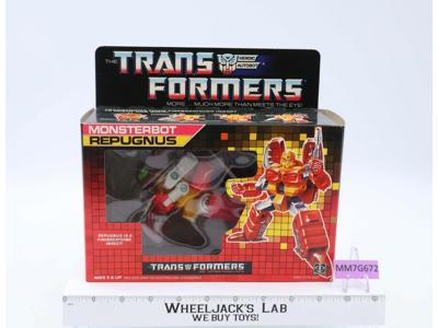 Repugnus MIB 100% Complete 1987 Vintage G1 Transformers Hasbro Action Figure