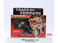 Doublecross NICE FIGURE 100% Complete W BOX 1987 Vintage Hasbro G1 Transformers
