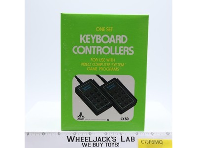 Set of ATARI Keyboard Controllers Atari 2600 CX50 Vintage 1978 NOS