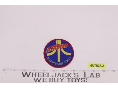 ATARIAN Certified Game Player Atari Embroidered Patch, Unused