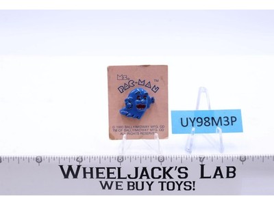 Ms. Pac-Man Blue Pin Pinback 1980 Bally/Midway Mfg. Co. NOS