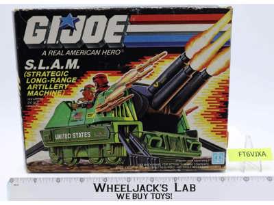 S.L.A.M. 100% Complete GI Joe 1987 Hasbro Vintage Action Figure Vehicle