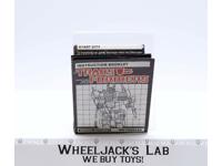 Metroplex Instruction Manual Booklet Action Figure 1985 Hasbro G1 Transformers