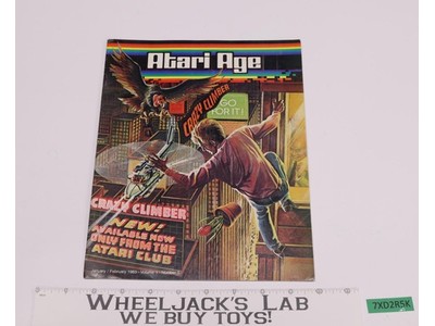 Atari Age Magazine January / February 1983 Vol.1 No. 5 Issue, Crazy Climber