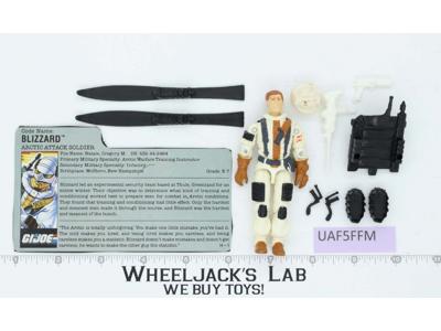 Blizzard V1 100% Complete G.I. Joe 1988 Hasbro Vintage Action Figure
