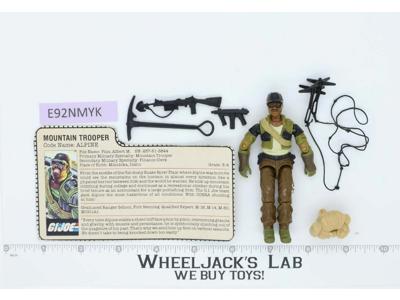 Alpine V1 100% Complete G.I. Joe 1985 Hasbro Vintage Action Figure