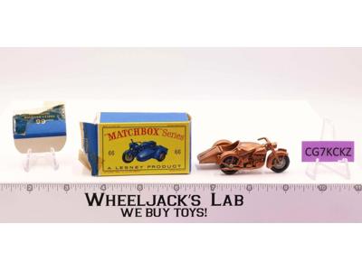 Harley-Davidson Motorcycle 66 Lesney Matchbox Series 1960's Made In England