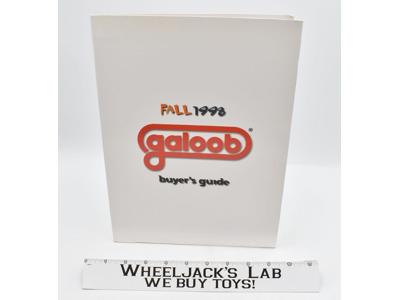 GALOOB 1998 Toy Fair Employee Dealer Catalog MICROMACHINES ZBOTS BATTLE SQUADS