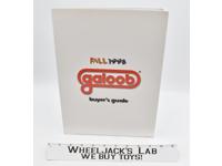 GALOOB 1998 Toy Fair Employee Dealer Catalog MICROMACHINES ZBOTS BATTLE SQUADS