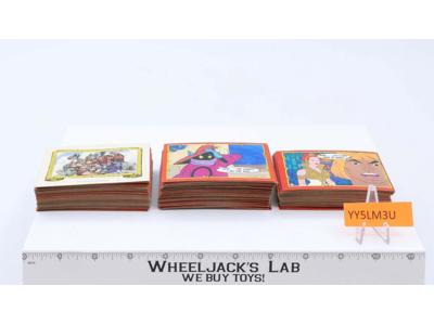 Lot of 141 + 1 Sticker He-Man Masters of the Universe 1984 Topps Trading Cards