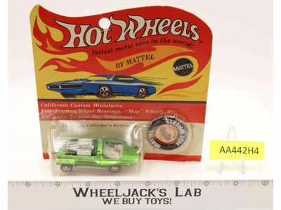 Apple Green Hairy Hauler Hot Wheels Redlines 1969 Mattel NEW MOSC SEALED