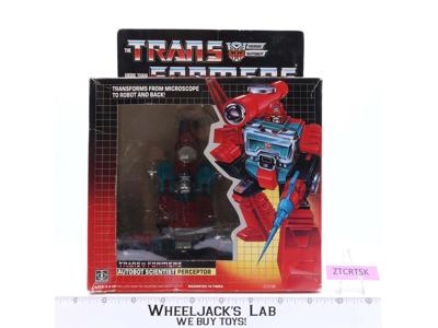 Perceptor W/ INSERT TRAY Boxed 1985 Vintage Hasbro G1 Transformers Action Figure