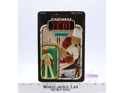 Admiral Ackbar 65 Back-B Star Wars ROTJ 1983 Kenner Figure NEW MOSC SEALED