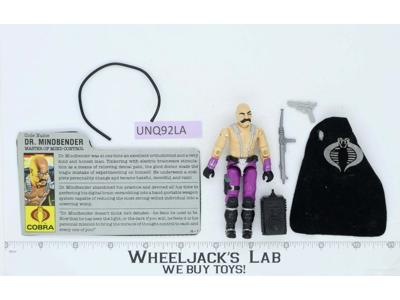 Dr. Mindbender V1 100% Complete G.I. Joe 1986 Hasbro Vintage Action Figure