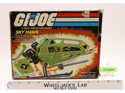 Sky Hawk 100% Complete W/Box GI Joe 1984 Hasbro Vintage Action Figure Vehicle