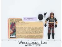 Zartan V1 100% Complete G.I. Joe 1984 Hasbro Vintage Action Figure