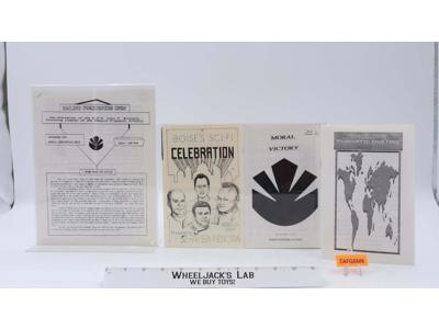 Lot of 4 Star Trek Convention Pamphlets