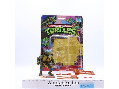 Leonardo Heroes in a Half Shell 100% Complete W/CARD & BUBBLE TMNT Playmates NM