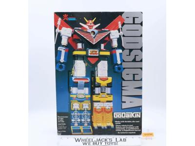 Godsigma MINTY FIGURES W/Box 100% Complete Godaikin 1984 Bandai Popy Chogokin