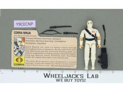 Storm Shadow V1 100% Complete G.I. Joe 1984 Hasbro Vintage Action Figure