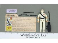 Storm Shadow V1 100% Complete G.I. Joe 1984 Hasbro Vintage Action Figure