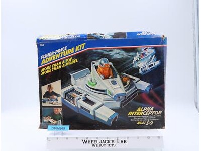 Alpha Interceptor W/ Box Adventure People 1983 Fisher Price Action Figure
