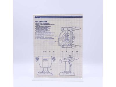 Air Defense 1985 ORIGINAL Instructions/ Blueprints G.I. Joe Hasbro