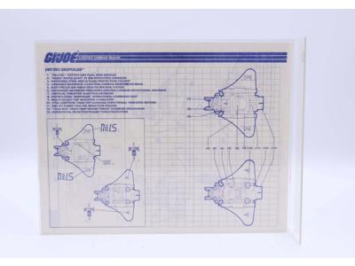 Destro Despoiler 1988 ORIGINAL Instructions / Blueprints G.I. Joe Hasbro