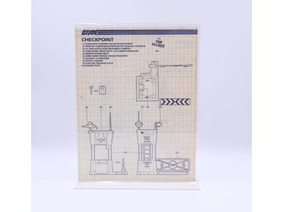 Checkpoint 1985 ORIGINAL Instructions/Blueprints G.I. Joe Hasbro