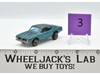Custom Barracuda #3 Aqua 1968 Redline Hot Wheels Mattel Vintage RL
